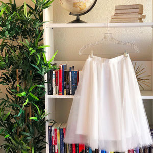 White Tulle Skirt